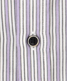 JOSEPH ABBOUD 【柔らか・光沢感】コットンビエラストライプ シャツ