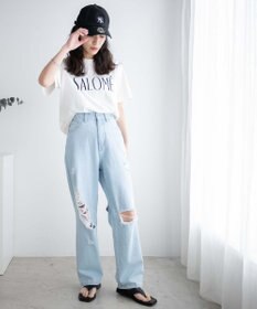 WEGO ヘビークラッシュローライズパンツ