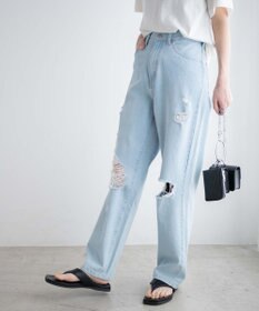 WEGO ヘビークラッシュローライズパンツ