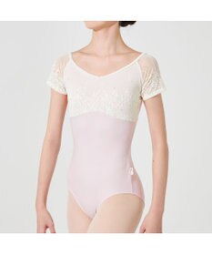 Chacott ◎【Nela ライン】ハーフスリーブレオタード