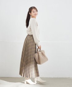 Tiaclasse 【安田美沙子さん着用】チェックプリーツスカート