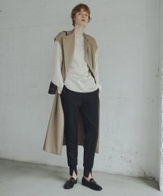 UNFILO サテン レイヤードブラウス