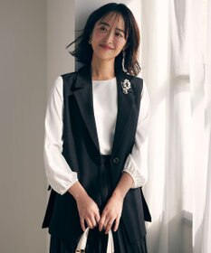 ANY SIS 【洗える】テーラード ジレ