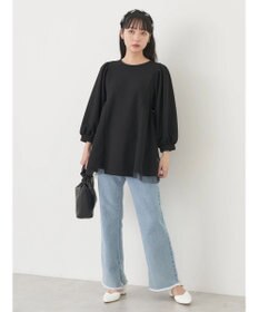 earth music&ecology チュールドッキングチュニック