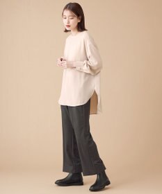 SHARE PARK LADIES 【洗える】ナチュラルワッシャー　セミフレアパンツ