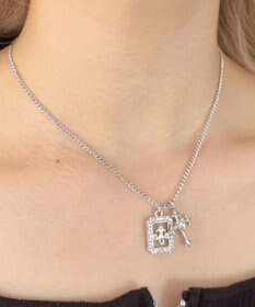 WEGO L2Pラインストーンモチーフネックレス