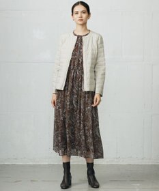 自由区 【カタログ掲載】ライトダウンリバーシブルノーカラー ジャケット