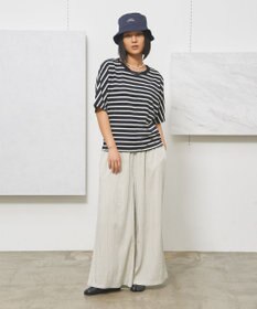 J.PRESS YORK STREET 【WOMEN】ワッシャーリラックス ワイドパンツ