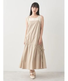 earth music&ecology ドロストデザインキャミワンピース