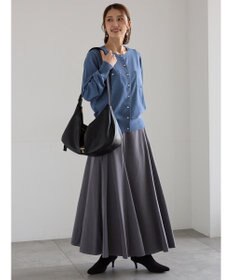 Te chichi サイドボタンピーチフレアスカート