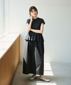 #Newans 【洗える】ラウンドフリルワンピース