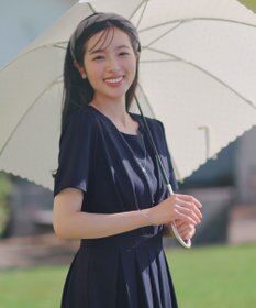 Tiaclasse 【おのののかさん着用】半袖&長袖選べる袖丈・タックフレアワンピース