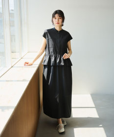 #Newans 【洗える】ラウンドフリルワンピース