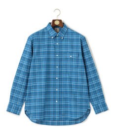 J.PRESS MEN コットンネル タッタソールシャツ/B.D