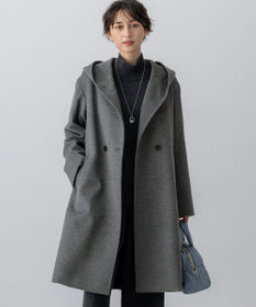 【専用】　23区 フーデットコート 48 美品 ウールカシミヤビーバー フーデット コート / 23区