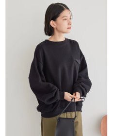 AMERICAN HOLIC ポケット付きバックドレープ裏毛プルオーバー