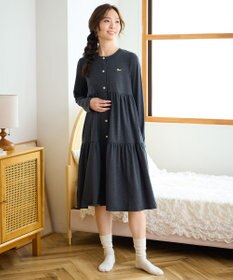 tsumori chisato SLEEP ツモリチサト ワンピース 長袖 ルームウェア 綿混(本体) レディース UNX555 /ワコール