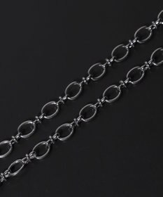 WEGO Mステンレスマンテルチェーンネックレス