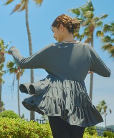 OP／FILA 【Ocean Pacific】フレアラッシュＴシャツ