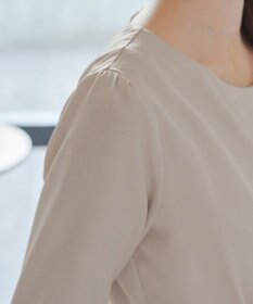 Tiaclasse 【おのののかさん着用】半袖&長袖選べる袖丈・タックフレアワンピース