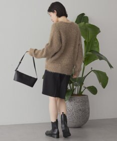 AMERICAN HOLIC 【WEB限定】フェザーゆるニットプルオーバー