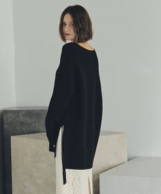 YECCA VECCA Vネックドロストデザインニット