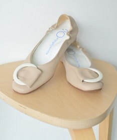 nouvelleRobe Oū 【本革・高反発】Big Buckle pumpsビッグバックル ヒールパンプス