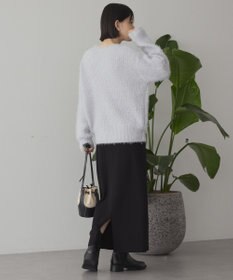 AMERICAN HOLIC 【WEB限定】フェザーゆるニットプルオーバー