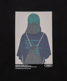 WEGO 【ユニセックス着用ITEM/MLサイズ展開】ガールプリントT（LS）