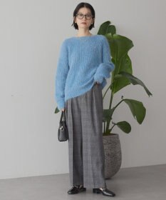 AMERICAN HOLIC 【WEB限定】フェザーゆるニットプルオーバー