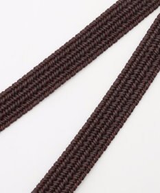 JOSEPH ABBOUD 【キングサイズ・イタリア素材・ストレッチ・日本製】メランジラウンドコードレザーベルト 26SSモデル