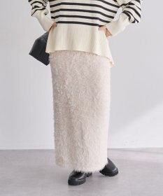 Green Parks シャギーニットスカート