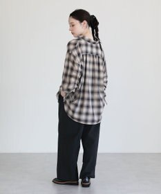 Green Parks ・ＥＬＥＮＣＡＲＥ　ＤＵＥ　チェックギャザーシャツ