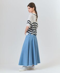 GRACE CONTINENTAL サーキュラーデニムスカート