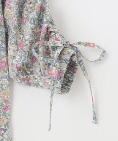 J.PRESS LADIES S 【洗える】 LIBERTY Honeydew/Kate&Mil スタンドカラー ブラウス