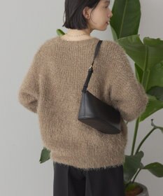 AMERICAN HOLIC 【WEB限定】フェザーゆるニットプルオーバー