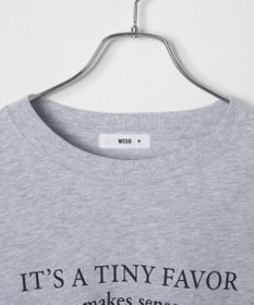 WEGO 【WEB限定】クルーネックプリントロンT