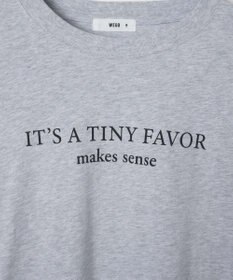 WEGO 【WEB限定】クルーネックプリントロンT