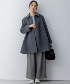 組曲 S ネコアシツィード ワイドパンツ