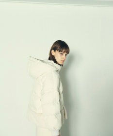 GRACE CONTINENTAL ヘムファーショートダウンジャケット