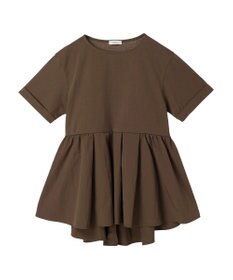 earth music&ecology 異素材チュニックカットソー