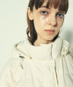 GRACE CONTINENTAL ヘムファーショートダウンジャケット