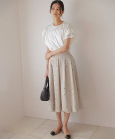 組曲 S GIZAコットンドルマンスリーブ Tシャツ