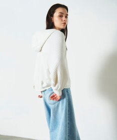 GRACE CONTINENTAL ニットコンビパーカー