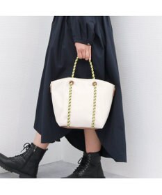 UNBILLION カシュカシュ cachecache / コーティングキャンバスロープハンドルトート