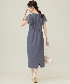 ANY SIS フリルスリーブペンシル ドレス