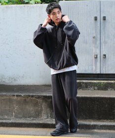 WEGO アシッドウォッシュバルーンパーカー