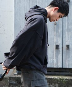 WEGO アシッドウォッシュバルーンパーカー