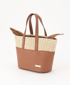 LA BAGAGERIE 【インスタグラマー chiyoさん×LA BAGAGERIE】コンビネーションかごバッグ