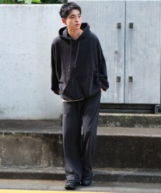 WEGO アシッドウォッシュバルーンパーカー